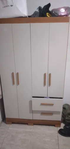 Moveis a venda seminovos Guarda roupa de solteiro, cama box casal cabeceira