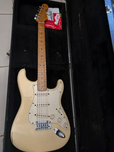 Fender Stratocaster American Standard Olympic White + Hardcase original fender