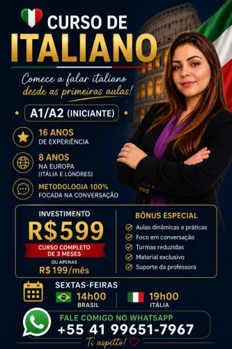Aulas de Italiano