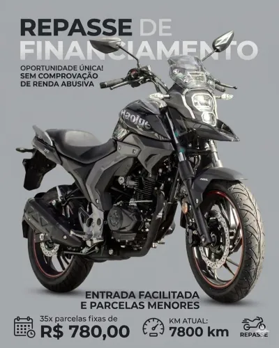 Passo financiamento leia a descrição haojue DL160