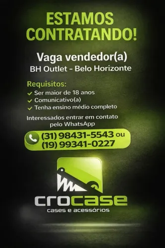 Vaga para Vendedor - ShoppingEstação - Acessórios para Celulares e Video Games