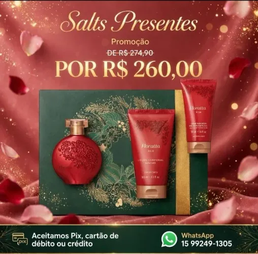 Floratta red kit pronta entrega
