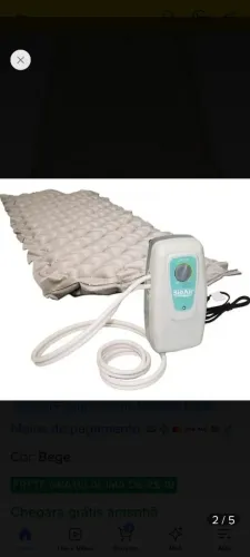 Colchão Pneumático Anti Esca 220vras Bio Air