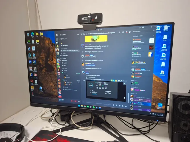Monitor Acer 165hz funcionando.