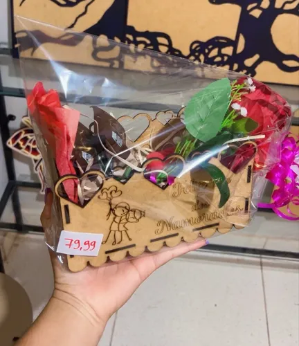 Caixa presente dia dos namorados