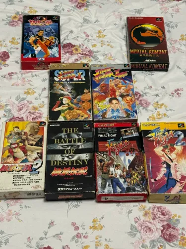 Lote de jogos super Nintendo