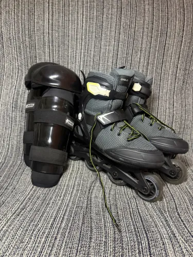 Patins Oxelo Adulto + Par de Joelheiras