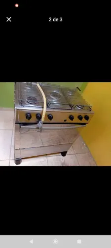 Fogão 5 bocas inox