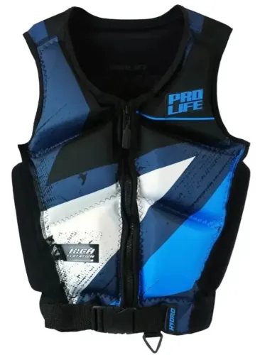 Colete Salva-Vidas Neoprene EG Azul/Preto Homologado - Usado 1x
