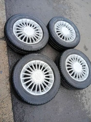 Rodas 14 up liga volgs original pneus otimos