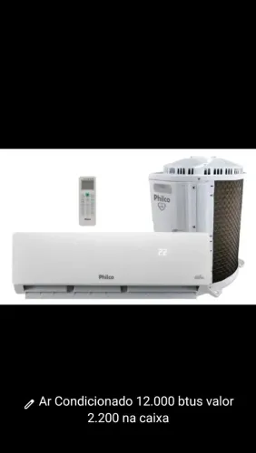 Ar condicionado 12.000 novo