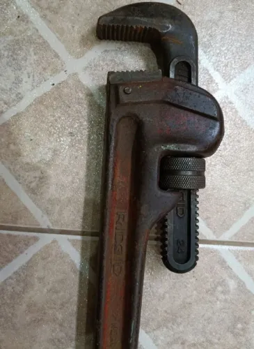 grifo ridgid 24" 600mm robusta original made in usa chave de tubo profissional industrial
