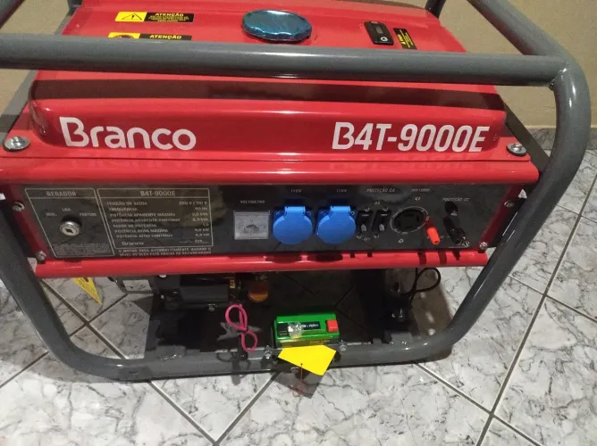 Gerador Branco de 9 kva partida elétrica