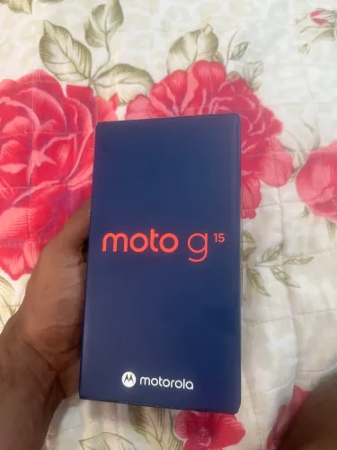 Moto g15 novo na caixa, nota fiscal 