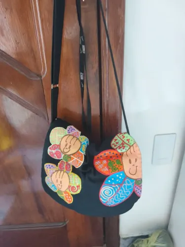 Bolsa de pano preta