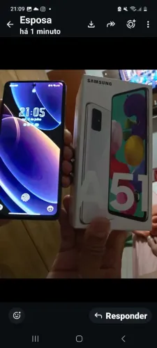 Lindo celular Samsung A51 estado novo