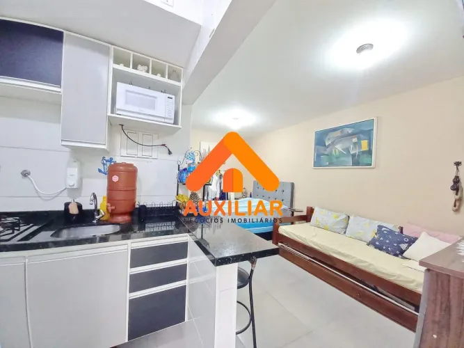 Sala Living, Reformada, Quadra da Praia, Ponta da Praia, Santos