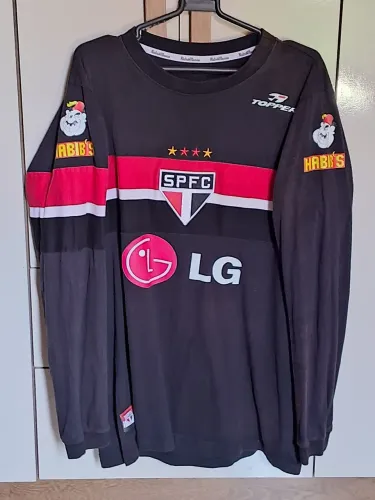 Camisa São Paulo Retro Rogerio Ceni mundial de 2005 numero 1 Tamano G 50x70 Bem Concervada