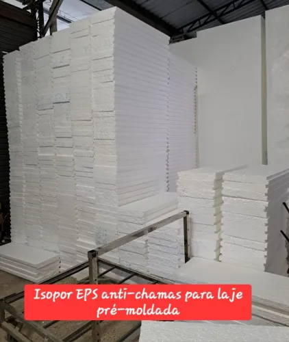 Isopor EPS anti-chamas pra FORRO, LAJE, FACHADA, PAREDE e MOLDURA RODA FORRO.