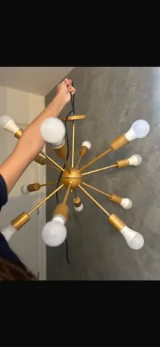 Lustre 12 lâmpadas 