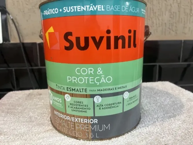Vendo galão esmalte sintético SUVINIL preto fosco