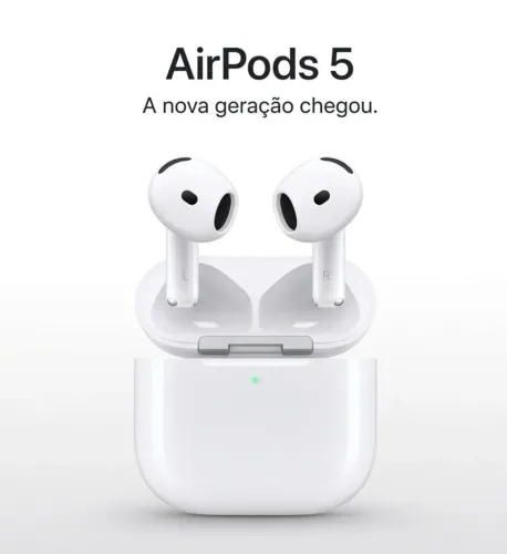 AIRPODS 5 COM CANCELAMENTO DE RUÍDO