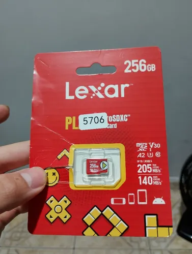 Cartão SD 256GB Lexar
