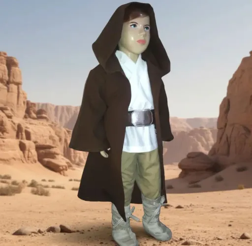 Fantasia jedi Luke Skywalker bebê 
