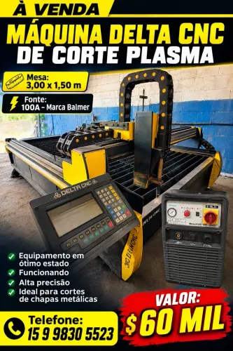 Máquina de Corte Plasma CNC