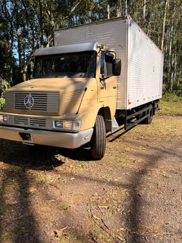 CAMINHÃO MERCEDES-BENZ 1214, 1990 BAÚ, OTIMO ESTADO