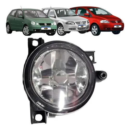 Farol De Milha Direito Gol G4 Fox Polo 2003 A 2010 Cristal