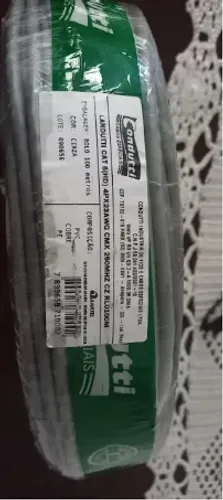 100 Mts de cabo de rede CAT 6