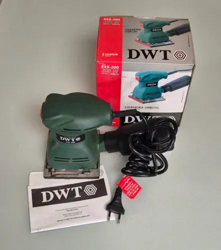 Lixadeira Orbital DWT ESS-200 200W 127V com Caixa e Manual