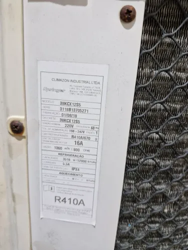 Ar condicionado midea 12.000 só frio