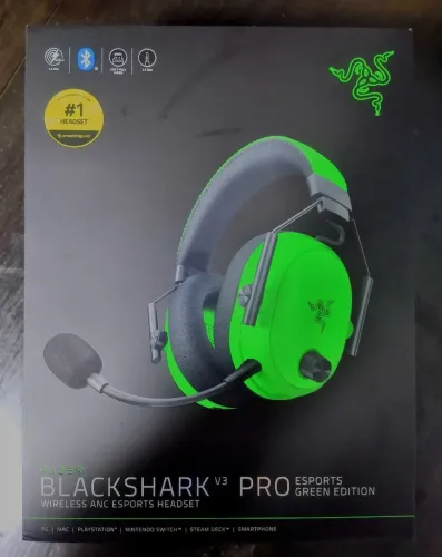 Headset Razer Blackshark V3 Pro Green edition