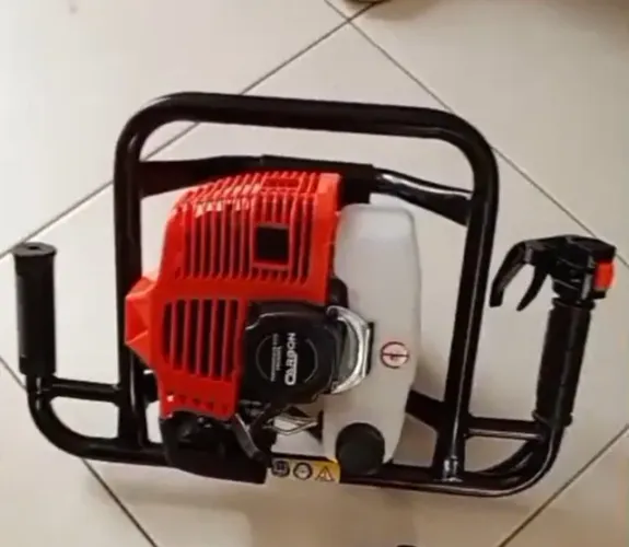 Perfurador de Solo a Gasolina 52cc Carbon FAK + 3 Brocas + Extensores (NOVO / ZERO)