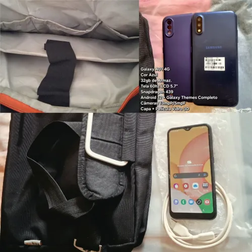 Galaxy A01 4G + Bolsa Notebook 15,4" - Passaré