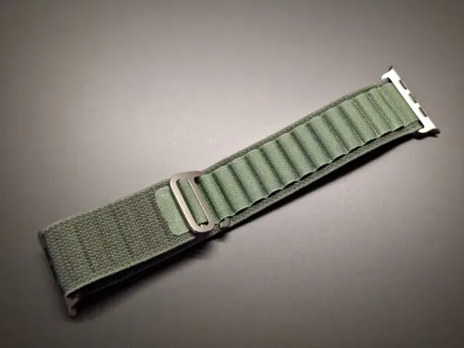Pulseira Alpine Loop Original Apple | Watch Ultra 1 2 3 | Natural Titanium |