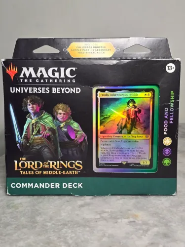 Magic the gathering Lord of the rings commander deck Food and Fellowship Frodo lacrado