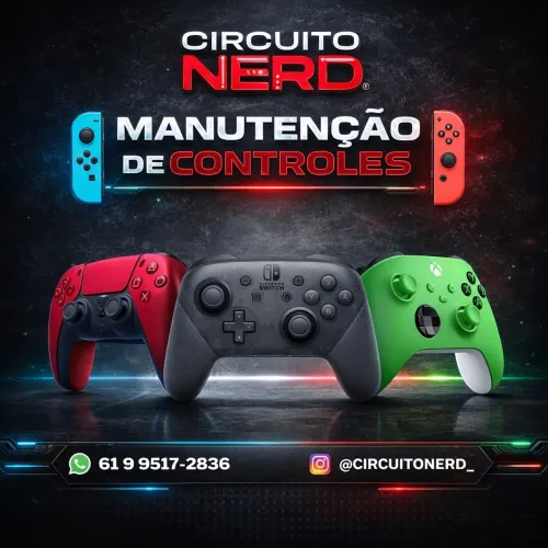 Manutenção Vídeo Games e Controles