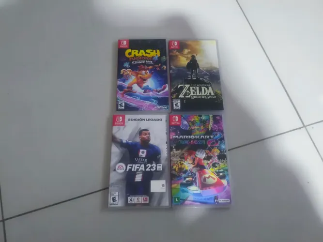 Capa de jogos Switch ( só as capas) sem jogos.