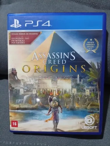 Jogo PS4 Assassin?s creed Origins mídia física (LEIA o anúncio)