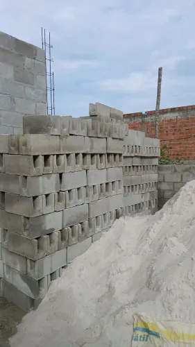 Calha de cimento/concreto