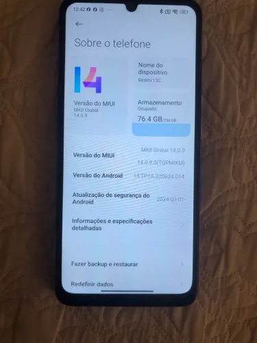 Celular redmi 13 c