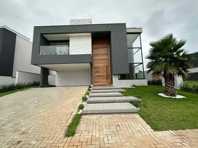Casa Térrea de Alto Padrão com Mezanino com 3 dormitórios à venda - Alphaville Nova Esplan