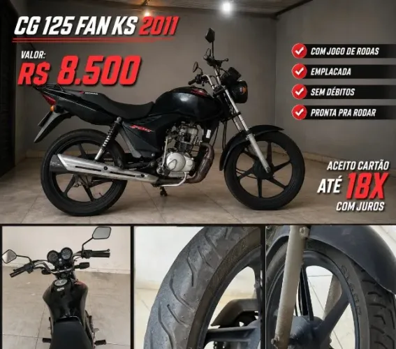 CG 125 FAN KS (com rodão)