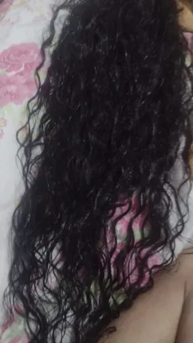 mega hair completo cabeça toda cacheado promo da semana