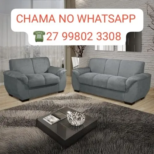 **BELGICA - SOFA 3x2 LUGARES - CHAMA NO WATSS