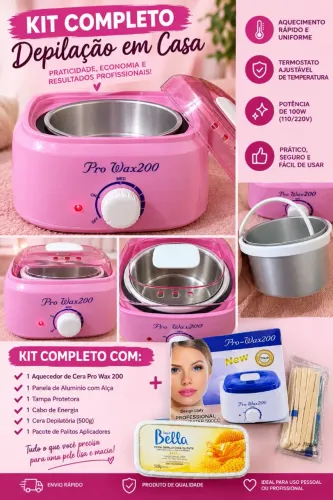 Aquecedor de Cera Pro Wax200 Rosa