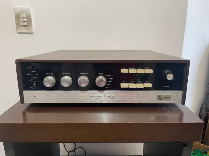 Amplificador gradiente transistor estero 50 leia o anúncio
